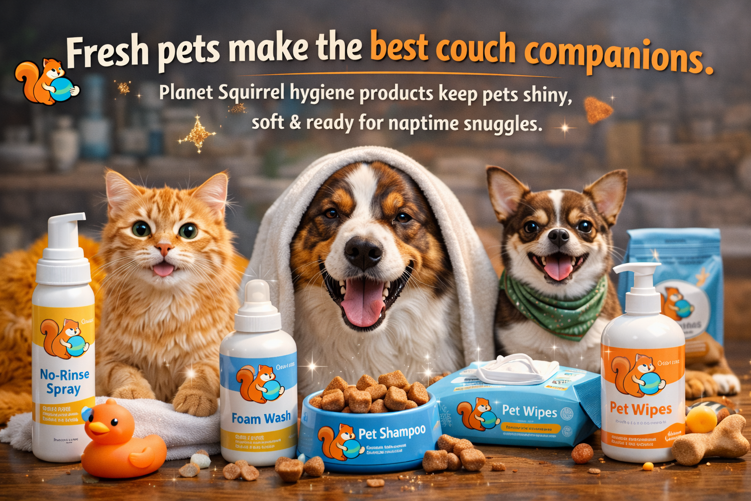 All the things you need to keep your pet clean and fresh