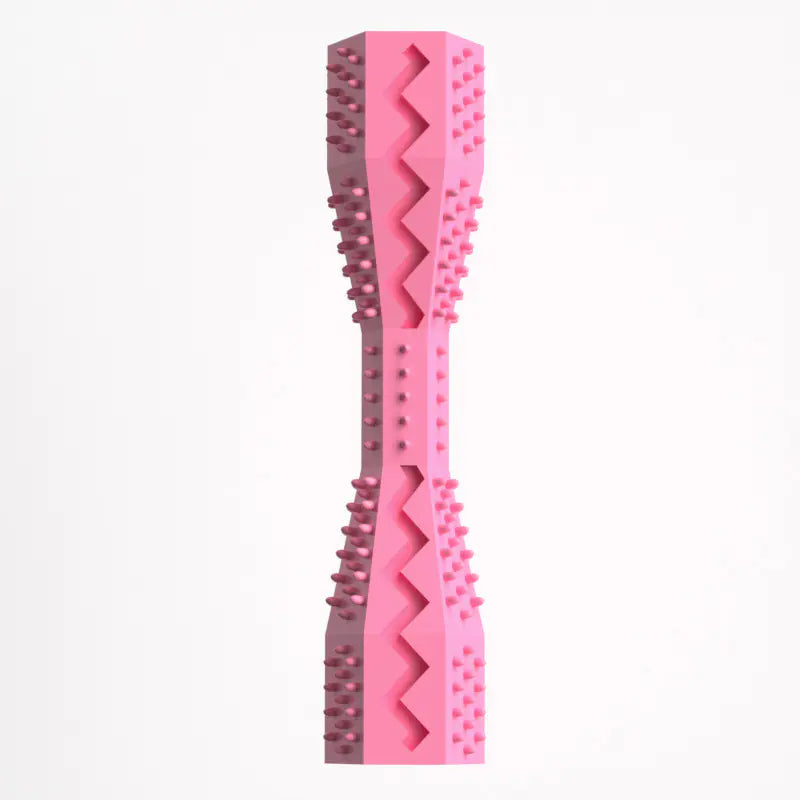 Pink textured brush on a white background