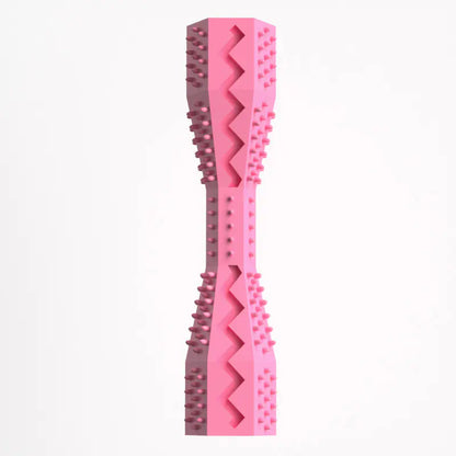 Pink textured brush on a white background