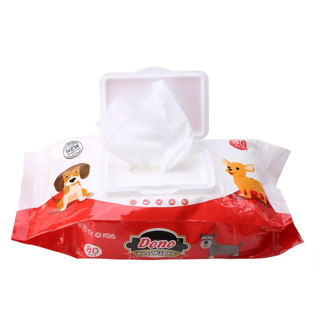 Pet Cleaning Wipes for Dogs and Cats, Tear Stain Remover