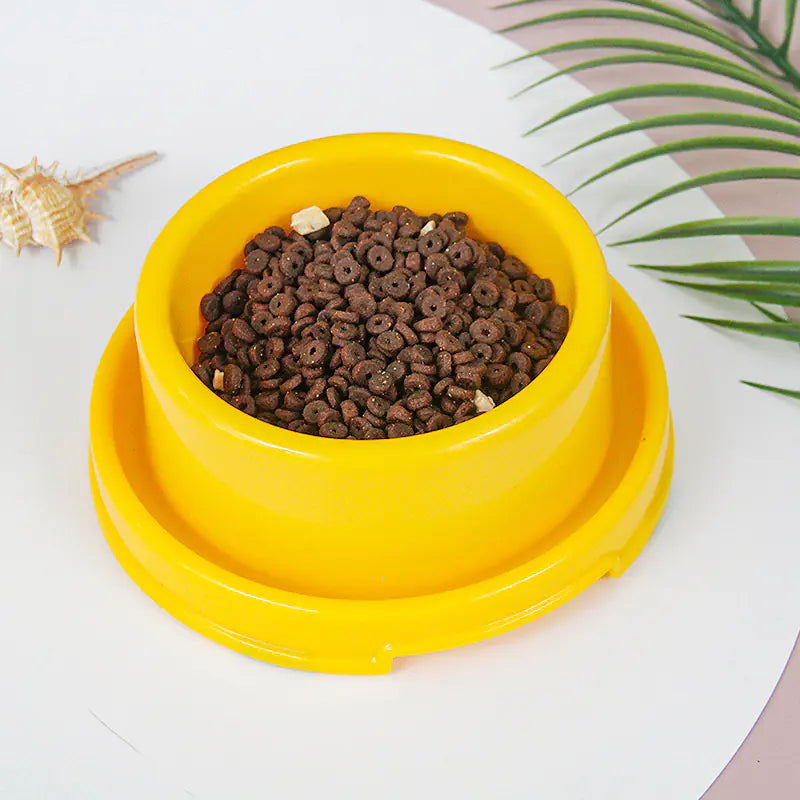 Ant-Proof Round Pet Bowl for Dogs and Cats