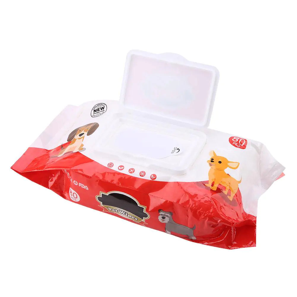 Pet Cleaning Wipes for Dogs and Cats, Tear Stain Remover