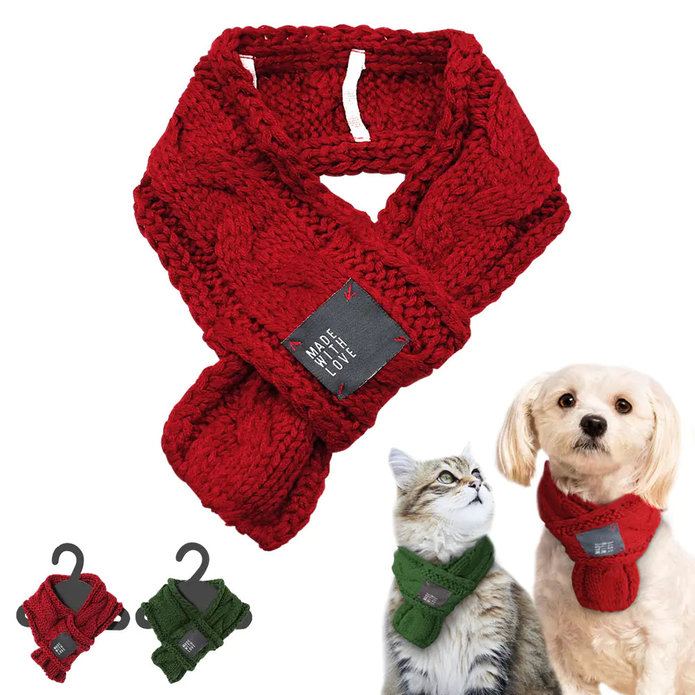 Thick Warm Scarf for Dogs - Cute Pet Scarf