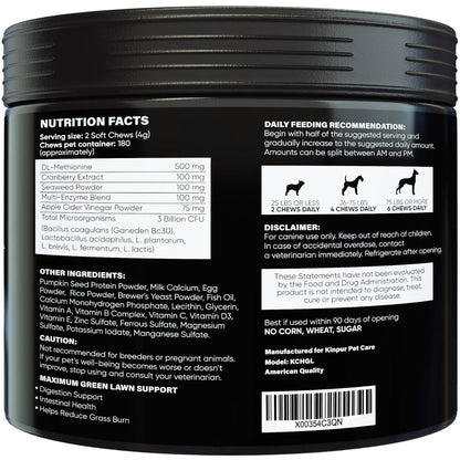 Back label of a supplement container with nutritional information and ingredients listed.