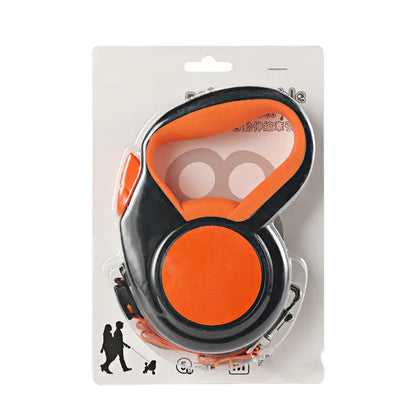 Orange and black ear defender in packaging on a white background