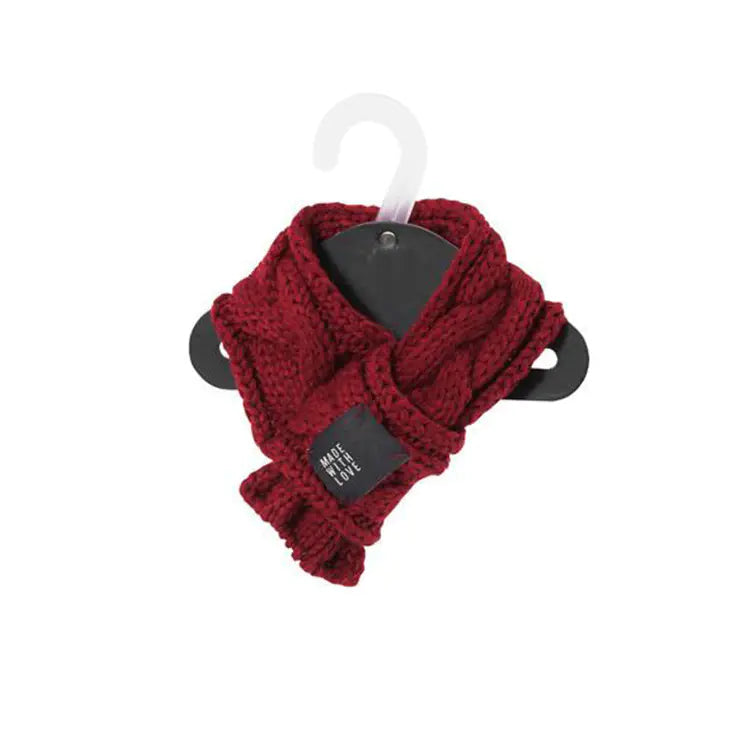 dark red pet sweater