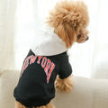 Casual Hooded Sweatshirt for Pets in Terry Cotton