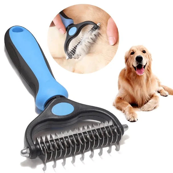 Professional Double-Sided Pet Grooming Brush
