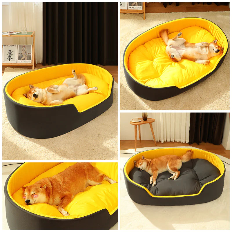 pet bed ylloy an black